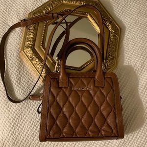 Brown Quilted Leather Bag